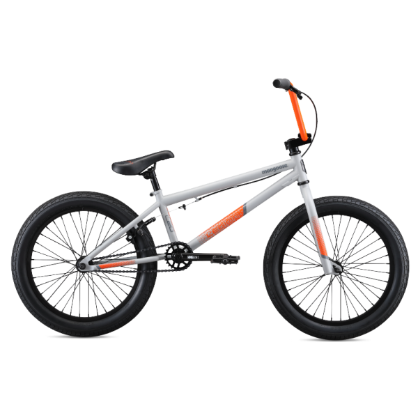 Mongoose L20 2020 20 grey with orange BMX bike
